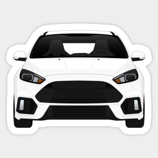 Focus RS White Sticker